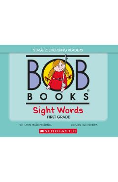 Bob Books - Sight Words First Grade Hardcover Bind-Up Phonics, Ages 4 and Up, Kindergarten (Stage 2: Emerging Reader) - Lynn Maslen Kertell