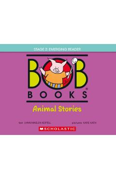 Bob Books - Animal Stories Hardcover Bind-Up Phonics, Ages 4 and Up, Kindergarten (Stage 2: Emerging Reader) - Lynn Maslen Kertell