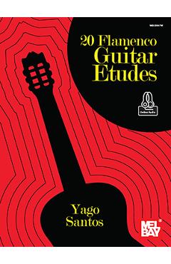 Coperta cărții '20 Flamenco Guitar Etudes - Yago Santos'