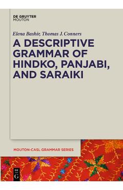 Coperta cărții 'A Descriptive Grammar of Hindko, Panjabi, and Saraiki - Elena Bashir'
