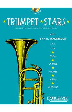Coperta cărții 'Trumpet Stars - Set 1: Book/CD Pack - Hal Leonard Corp'