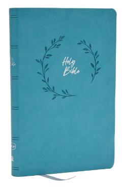Coperta cărții 'NKJV Holy Bible, Value Ultra Thinline, Teal Leathersoft, Red Letter, Comfort Print - Thomas Nelson'