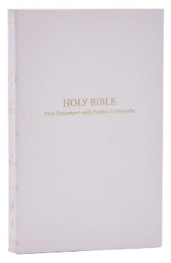Kjv, Pocket New Testament with Psalms and Proverbs, White Softcover, Red Letter, Comfort Print - Thomas Nelson
