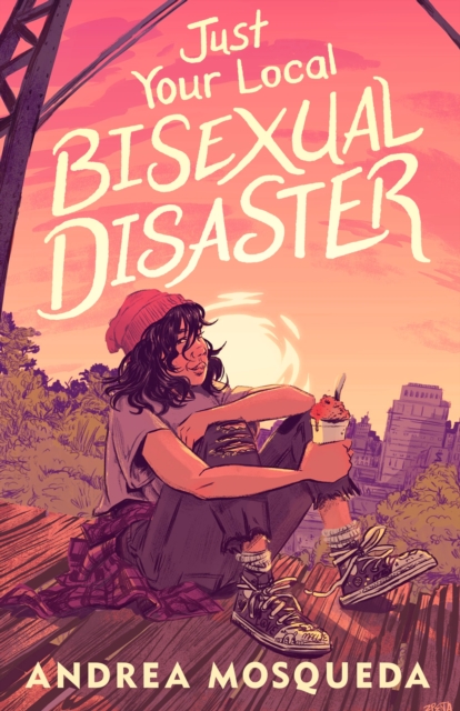 Coperta cărții 'Just Your Local Bisexual Disaster - Andrea Mosqueda'
