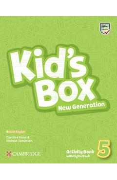 Poza produsului Kid's Box New Generation Level 5 Activity Book with Digital Pack British English - Caroline Nixon