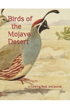 Coperta cărții 'Birds of the Mojave Desert: A Coloring Book for All Ages - E. R. Weatherup'