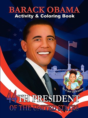 Coperta cărții 'Barack Obama Activity & Coloring Book - Brooklyn Wright'