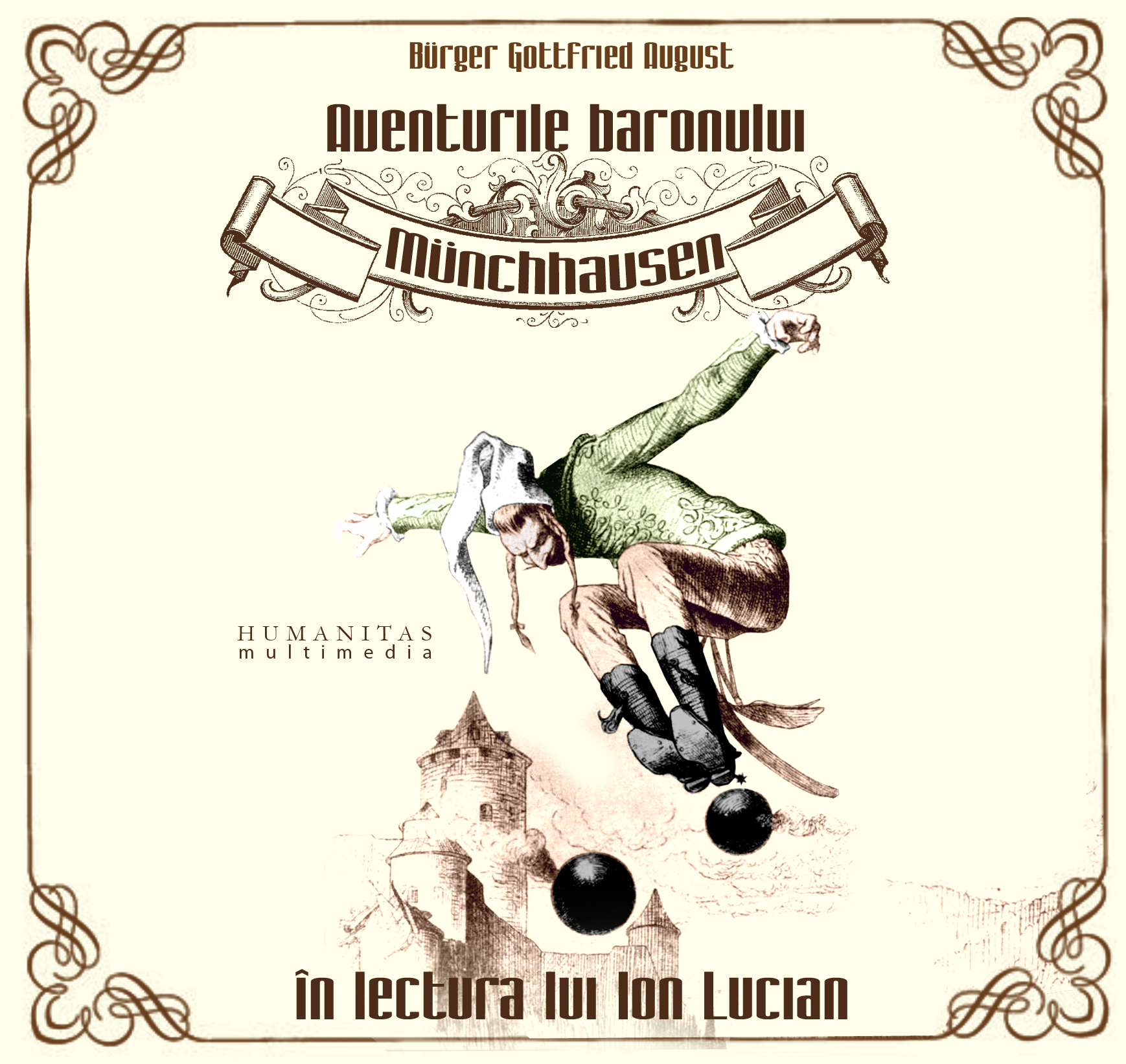 Audiobook CD - Aventurile baronului munchhausen in lectura lui ion lucian