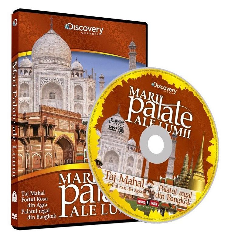 DVD Mari palate ale lumii - Taj Mahal, Fortul Rosu din Agra, Palatul regal din Bangkok