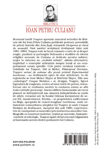 Tozgrec - Ioan Petru Culianu