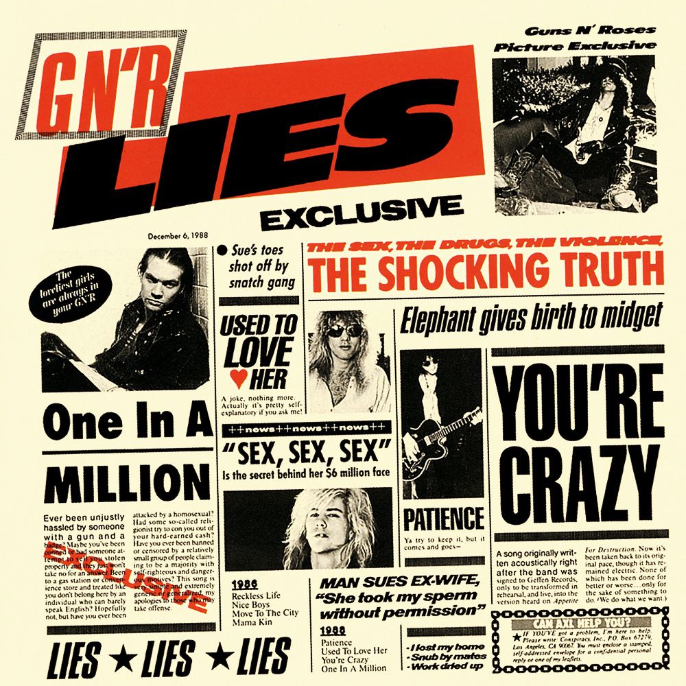 CD Guns N Roses - G 'N' R lies