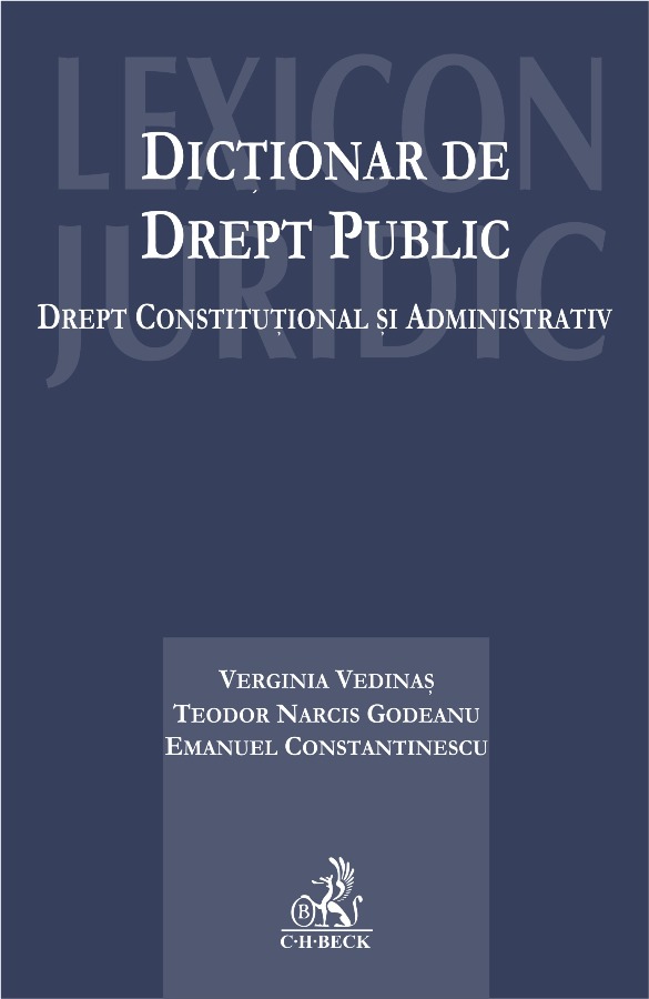 Dictionar de drept public - Verginia Vedinas