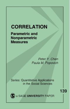 Coperta cărții 'Correlation: Parametric and Nonparametric Measures - Peter Y. Chen'