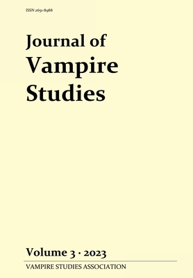 Coperta cărții 'Journal of Vampire Studies: Vol. 3 (2023) - Anthony Hogg'