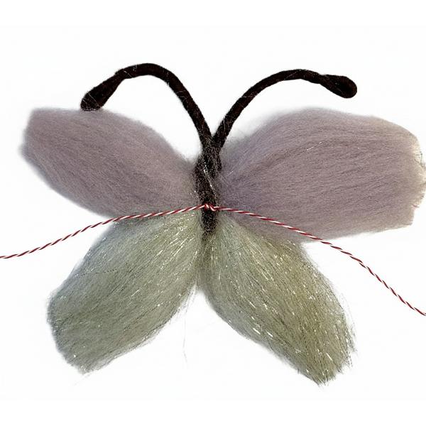 Brosa: Fluture din lana