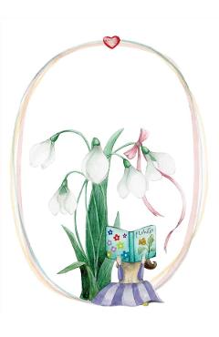 Poza produsului Felicitare. Primavara: Ghiocei