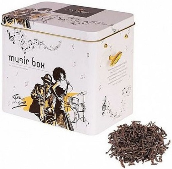 Ceai negru in cutie muzicala. Tea for Two
