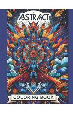 Coperta cărții 'Abstract Coloring Book - MHA Mandala Style - Laura Lugo'