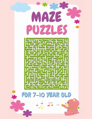 Maze Puzzles For 7-10 Year Olds: Large Print Fun Maze Activity Book For Kids With Solutions - Onlinegamefree Press