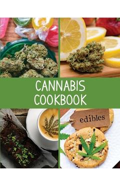 Poza produsului Cannabis Cookbook: Blank Marijuana Recipe Book, Write-In Cannabis Recipe Book, Weed-Infused Recipes, Blank Recipe Pages For Edibles, Ston - Teresa Rother