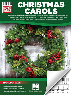 Coperta cărții 'Christmas Carols - Super Easy Songbook - Hal Leonard Corp'