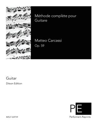 Coperta cărții 'Méthode complète pour Guitare - Matteo Carcassi'