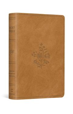Poza produsului ESV Vest Pocket New Testament with Psalms and Proverbs (Trutone, Nubuck Caramel, Wildflower Design) - 