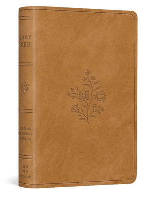 ESV Vest Pocket New Testament with Psalms and Proverbs (Trutone, Nubuck Caramel, Wildflower Design) -