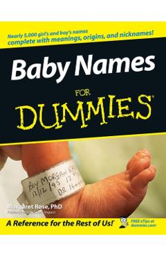 Poza produsului Baby Names for Dummies - Margaret Rose