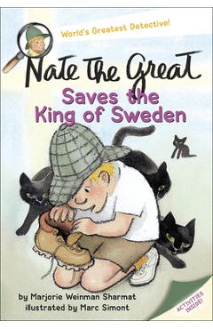 Coperta cărții 'Nate the Great Saves the King of Sweden - Marjorie Weinman Sharmat'