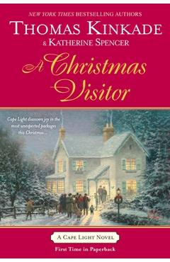 Coperta cărții 'A Christmas Visitor: A Christmas Visitor: A Cape Light Novel - Thomas Kinkade'