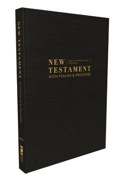 Poza produsului Niv, New Testament with Psalms and Proverbs, Pocket-Sized, Paperback, Black, Comfort Print - Zondervan
