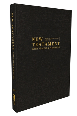Niv, New Testament with Psalms and Proverbs, Pocket-Sized, Paperback, Black, Comfort Print - Zondervan