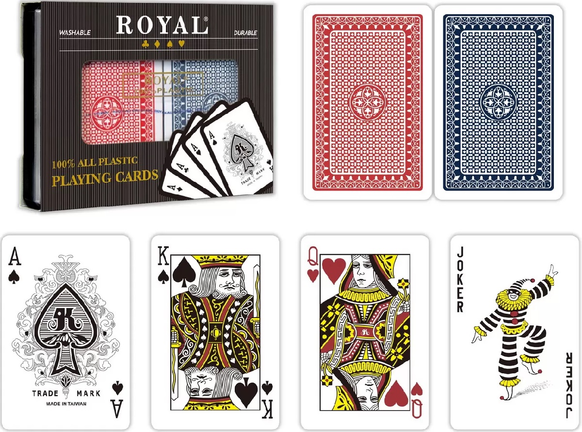 Set 2 pachete: Carti de joc Royal