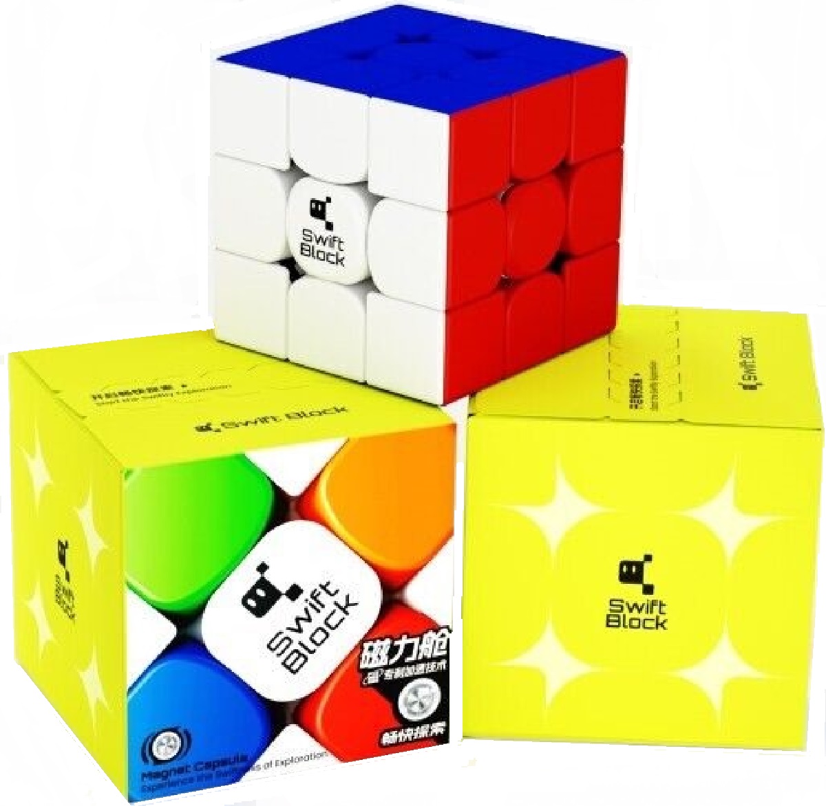Cub Rubik. 3x3 Swift Block