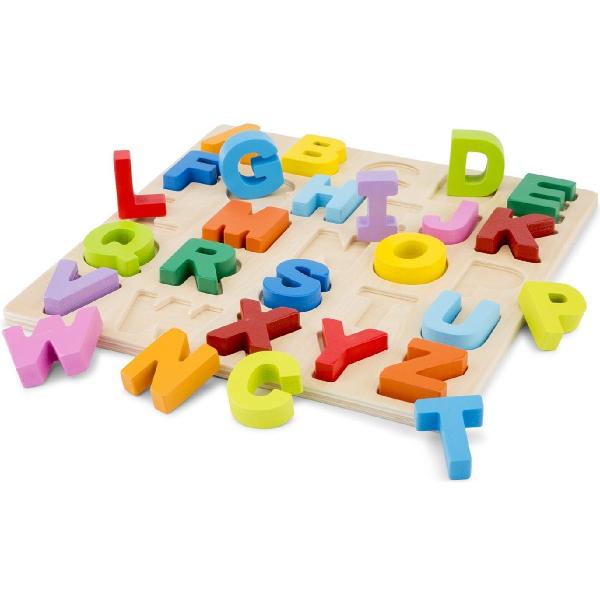 Puzzle alfabet: Litere mari