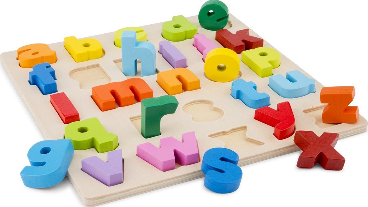 Puzzle alfabet: Litere mici