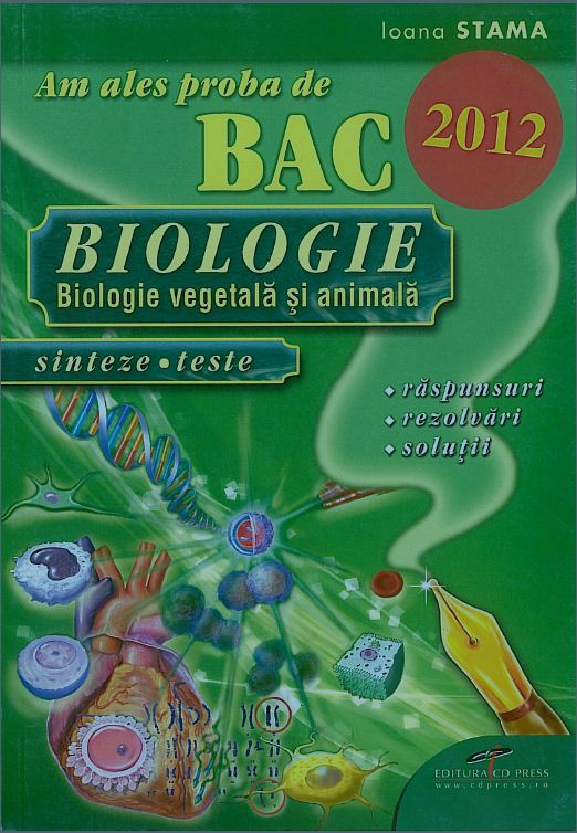 Am ales proba de bac biologie 2012 - Ioana Stama
