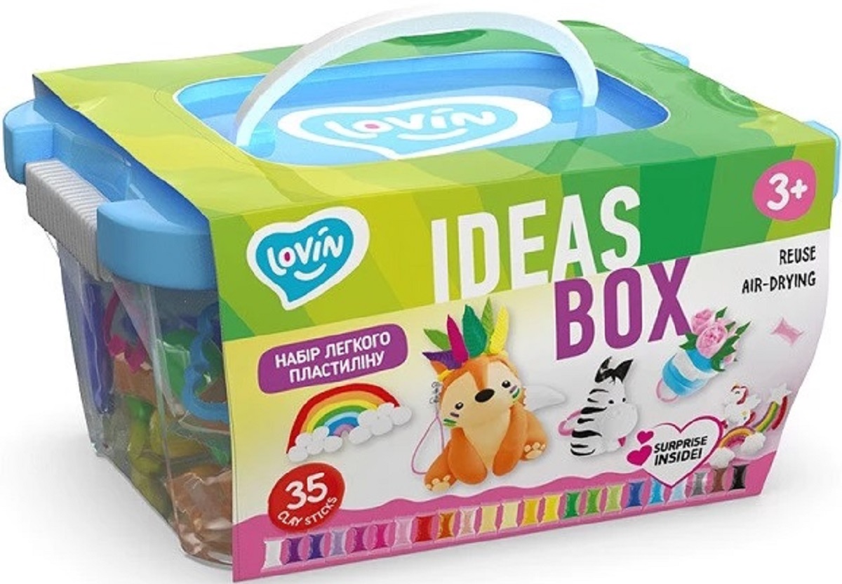 Set plastilina: Ideas Box Albastru