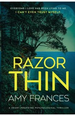 Coperta cărții 'Razor Thin - Amy Frances'