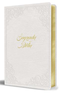 Coperta cărții 'Biblia Católica: Letra Grande. Símil Piel Blanca: Boda, Quinceañera, Primera Com U Nión / Catholic Leathersoft White'