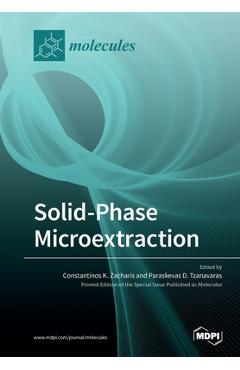 Coperta cărții 'Solid-Phase Microextraction - Constantinos K. Zacharis'