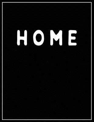 Home: Home Black and white Decorative Book - Perfect for Coffee Tables, End Tables, Bookshelves, Interior Design & Home Stag - Contemporary Interior Styling