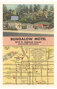 Poza produsului Vintage Journal Bungalow Motel, Hollywood - Found Image Press