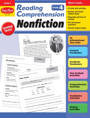 Reading Comprehension: Nonfiction, Grade 4 Teacher Resource - Evan-moor Corporation