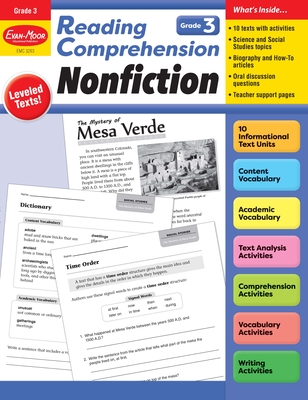 Reading Comprehension: Nonfiction, Grade 3 Teacher Resource - Evan-moor Corporation