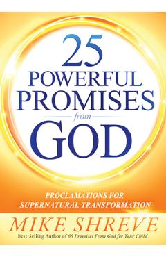 Coperta cărții '25 Powerful Promises from God: Proclamations for Supernatural Transformation - Mike Shreve'