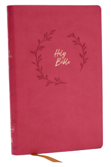 NKJV Holy Bible, Value Ultra Thinline, Pink Leathersoft, Red Letter, Comfort Print - Thomas Nelson