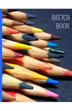 Coperta cărții 'Array of Colored Pencils for Drawing and Coloring: Sketch Book - All About Me'