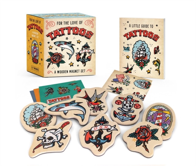 For the Love of Tattoos: A Wooden Magnet Set - Verena Hutter